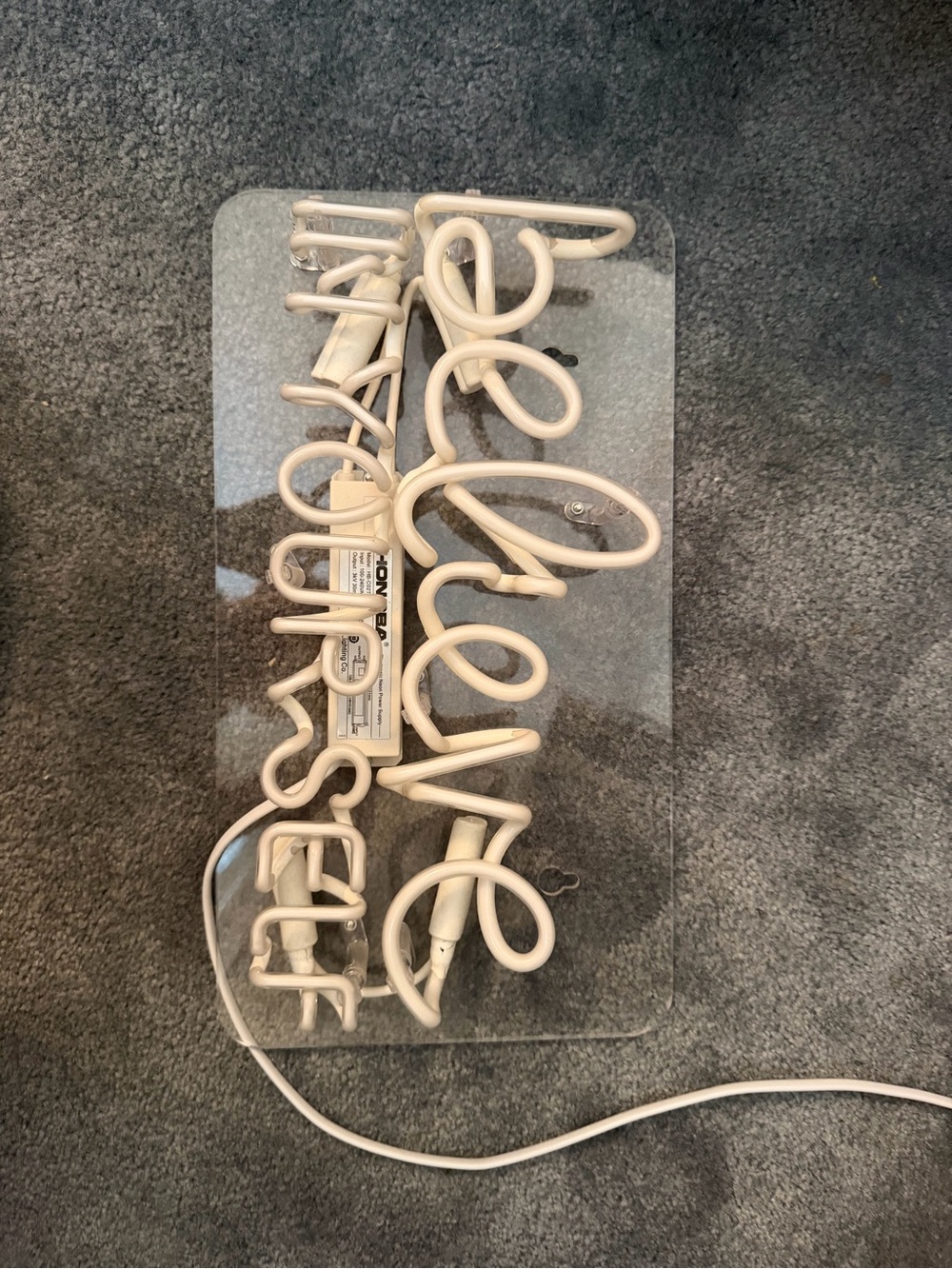 Plug in Neon Sign